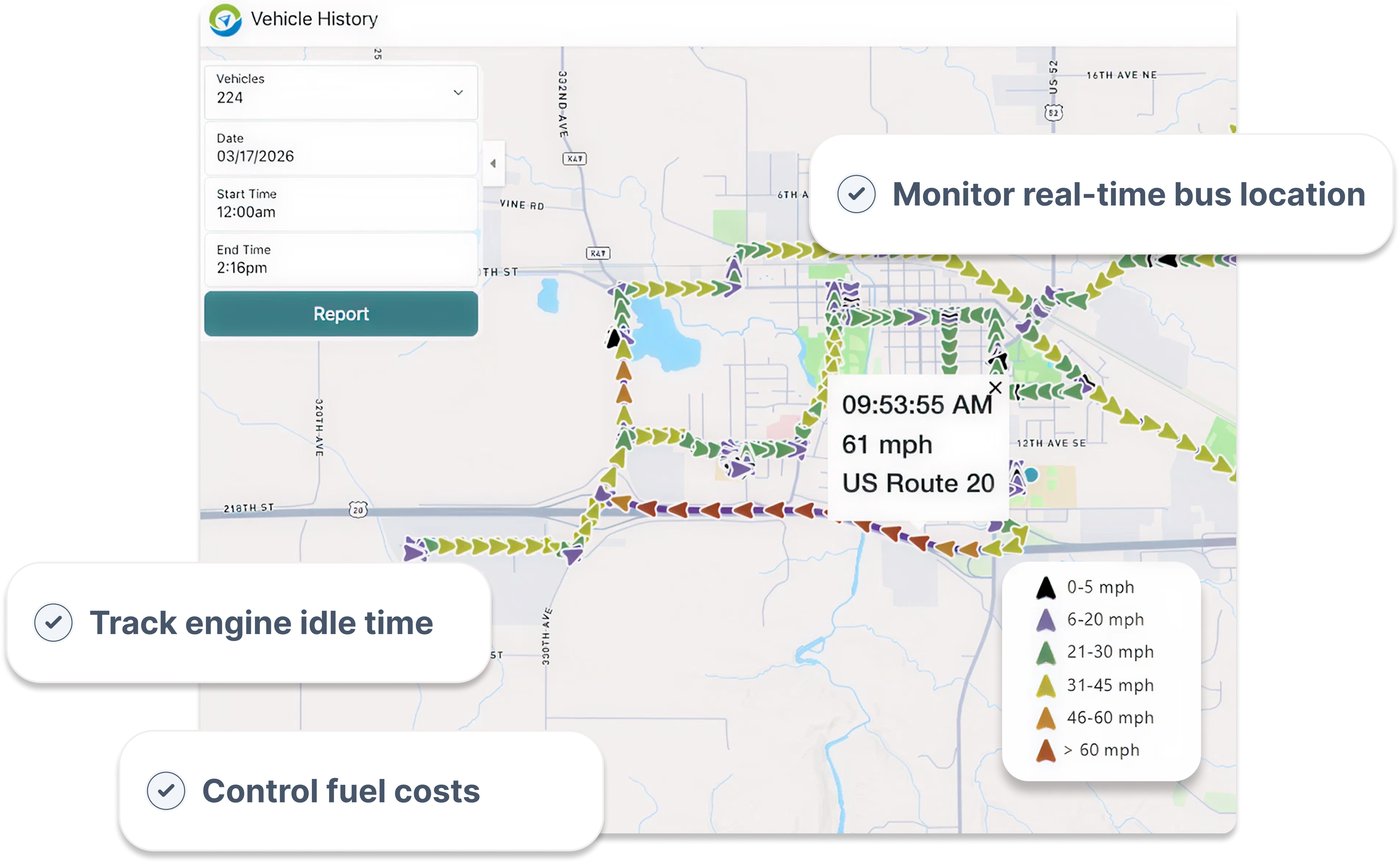 Speeding and Idle Alerts
