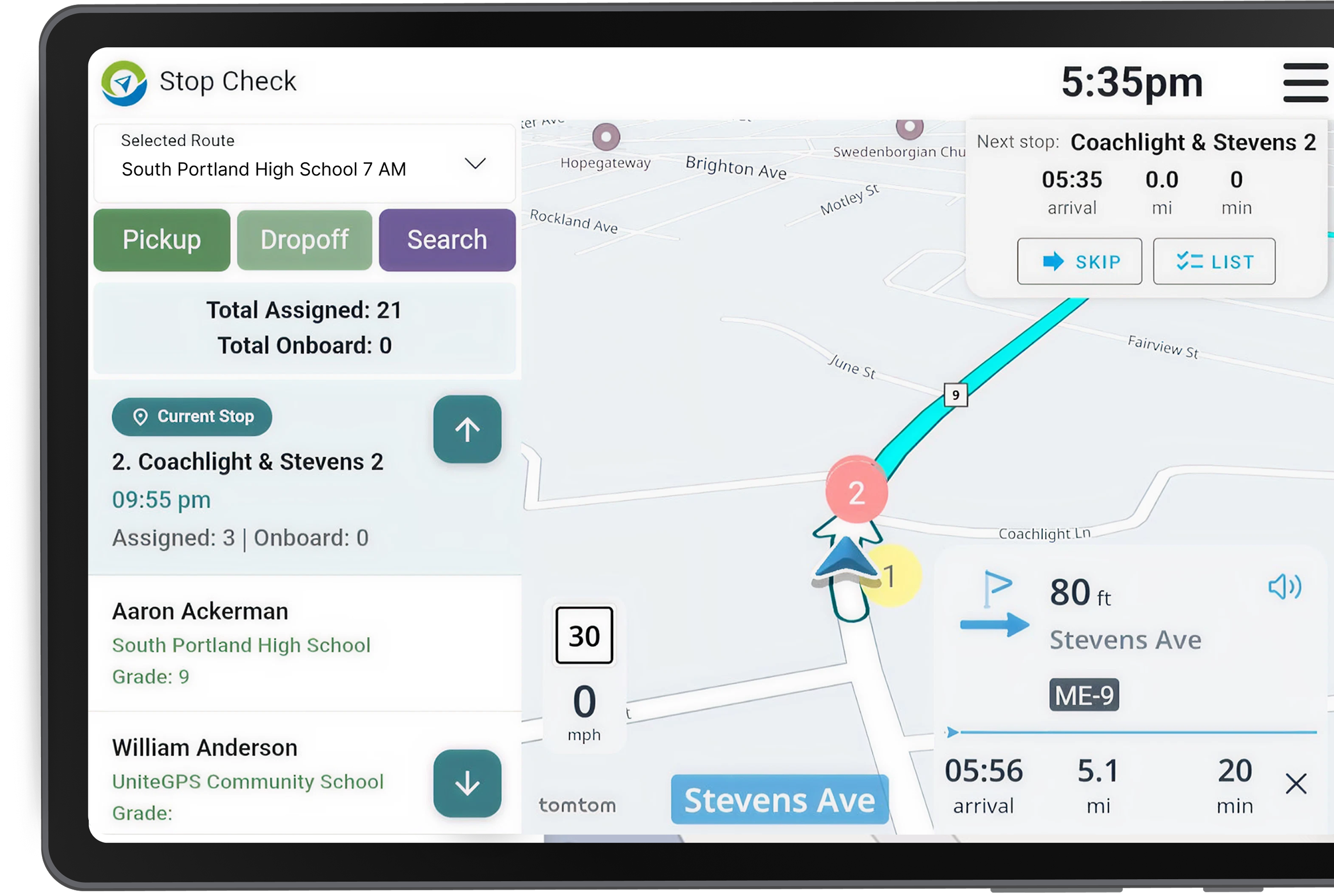 Turn-by-Turn Navigation